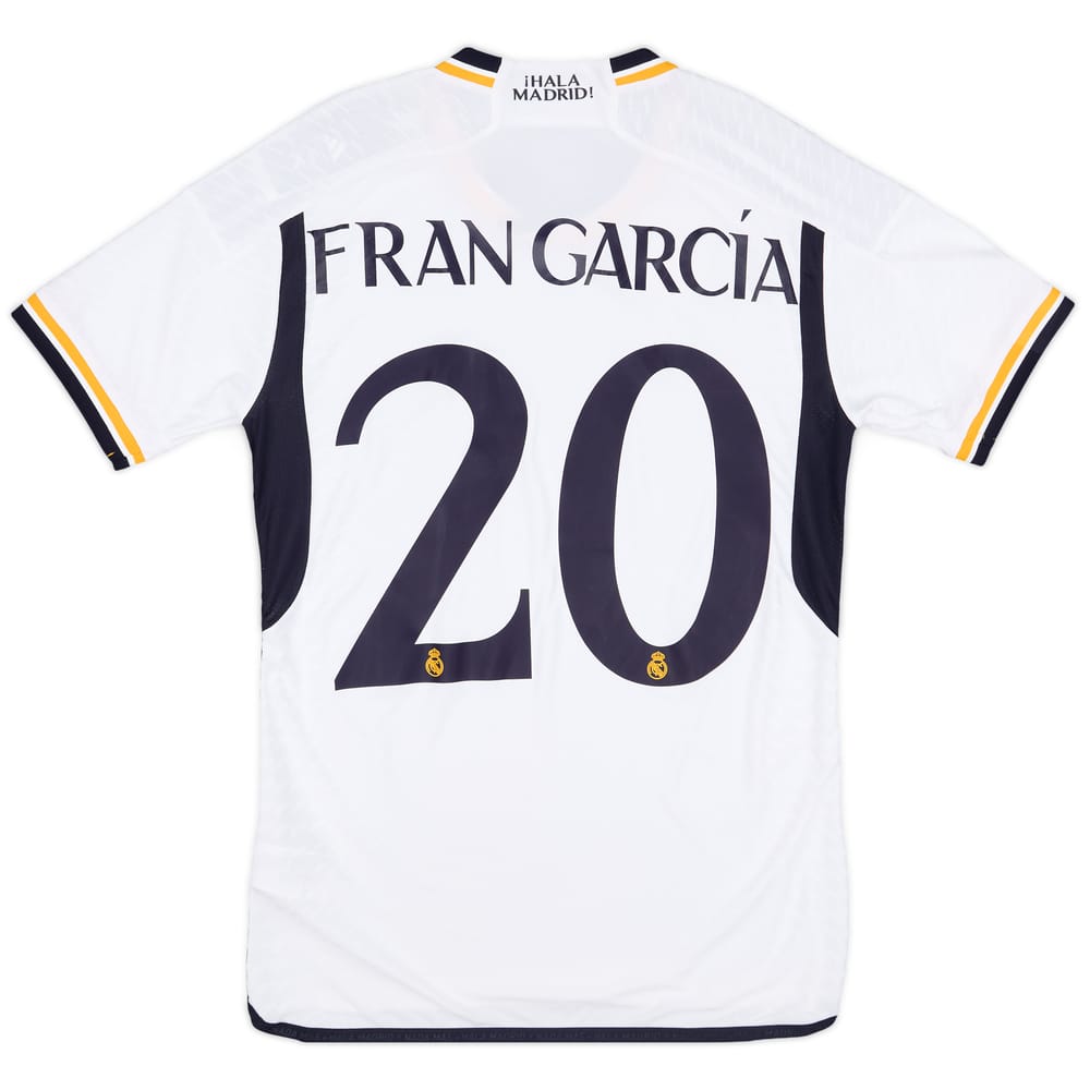 2023-24 Real Madrid Authentic Home CL Shirt Fran Garcia #20 (S)