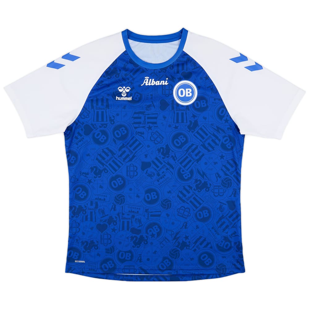 2020-21 OB Odense Hummel Training Shirt - 9/10 - (L)