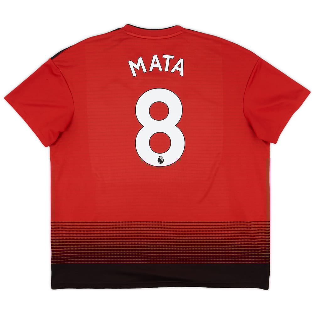 2018-19 Manchester United Home Shirt Mata #8 - 6/10 - (XXL)