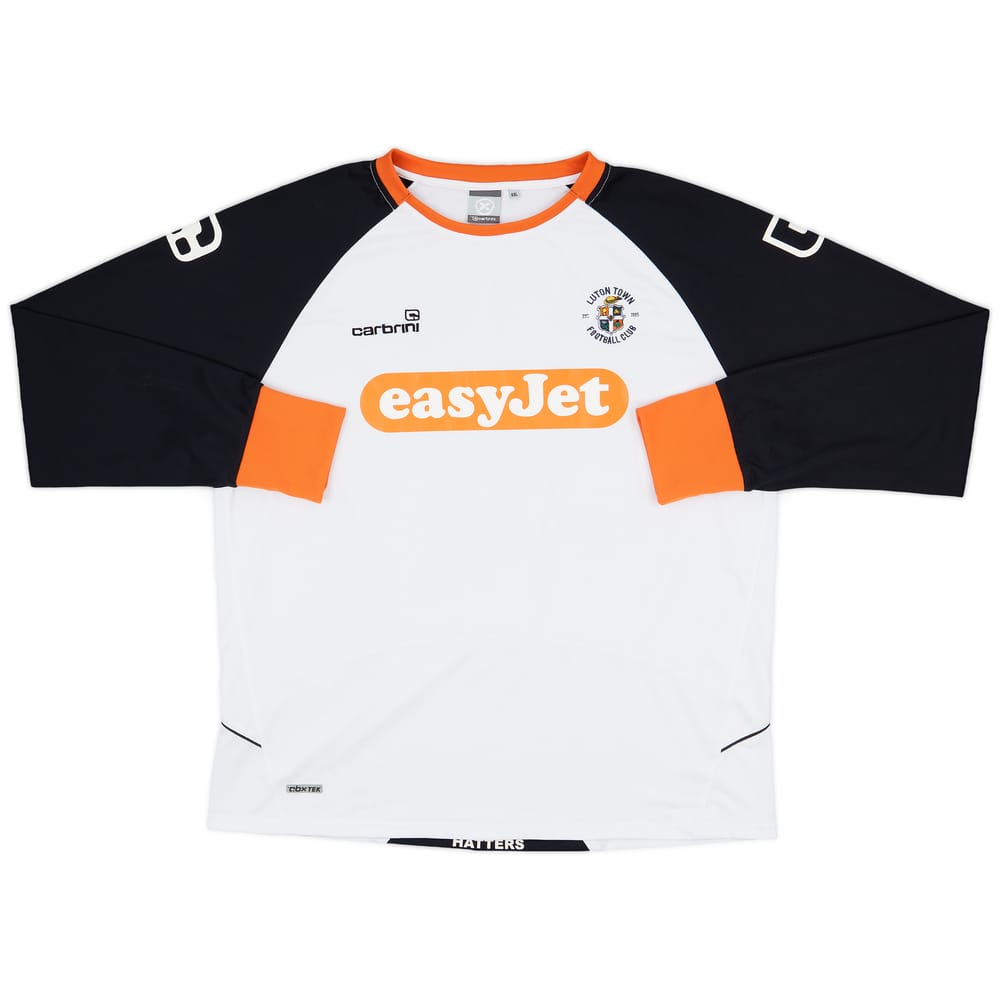 2009-10 Luton Town Away L/S Shirt - 9/10 - (XXL)