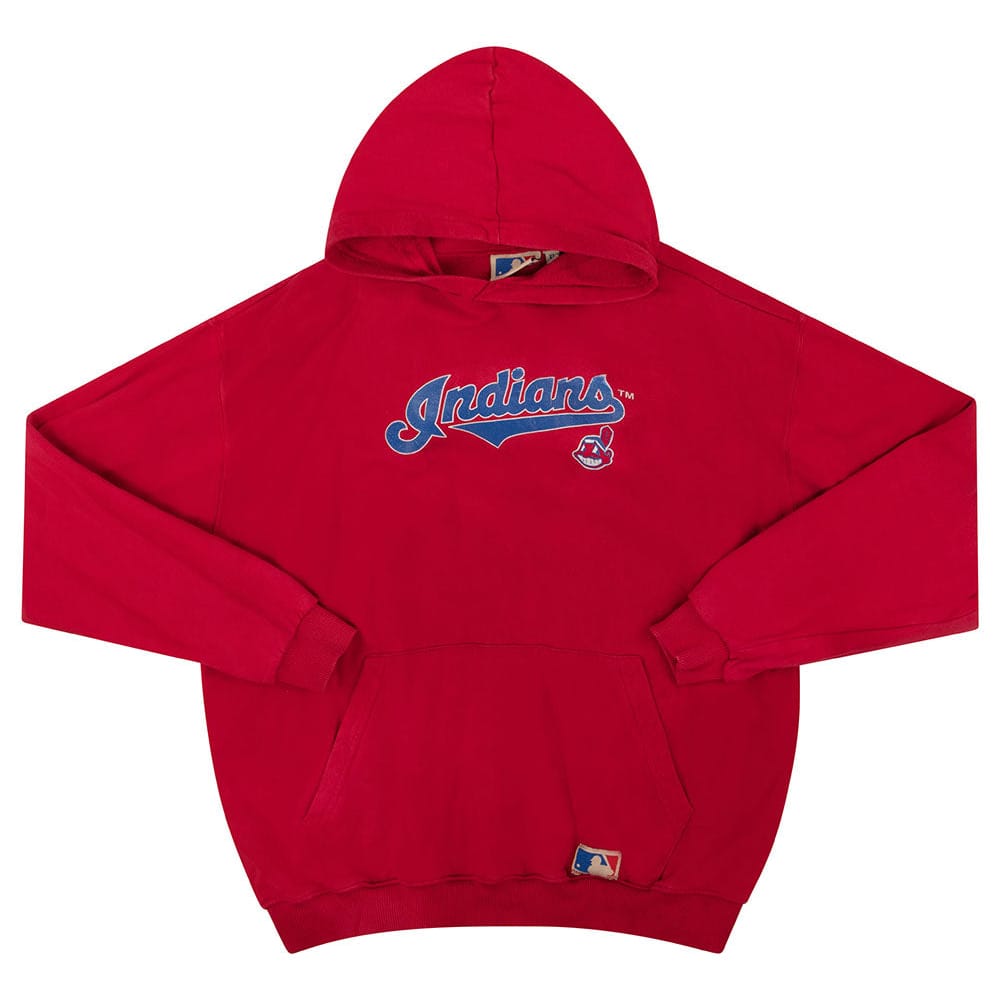 2000s Cleveland Indians MLB Hooded Sweat Top XL