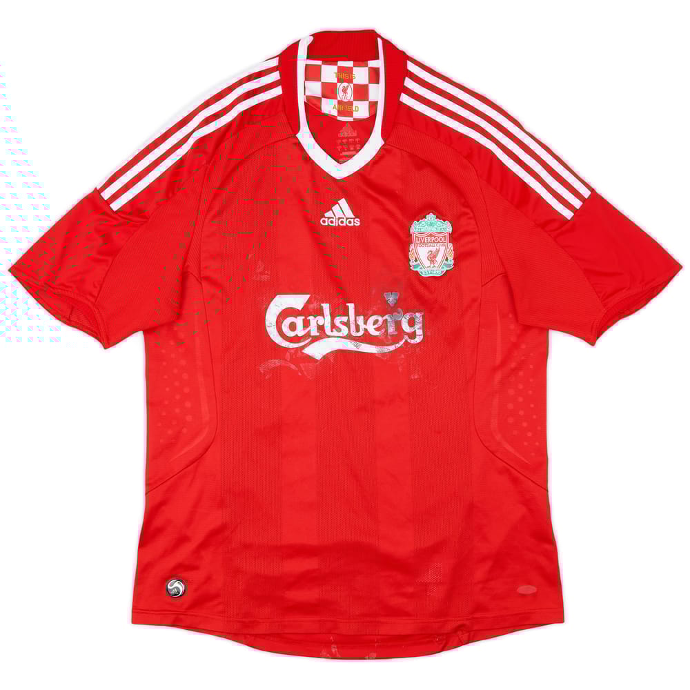 2008-10 Liverpool Home Shirt - 4/10 - (L)