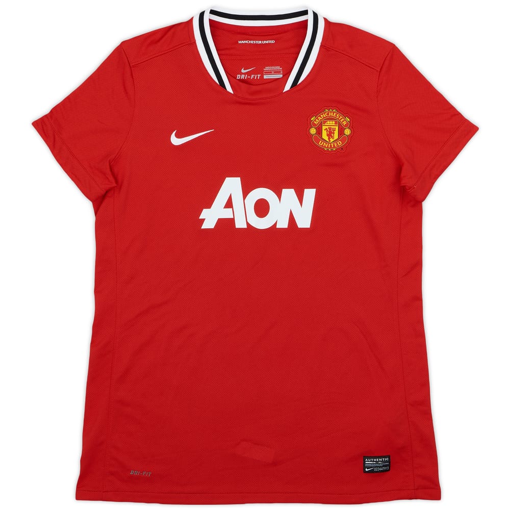 2011-12 Manchester United Home Shirt - 10/10 - (Women's L)