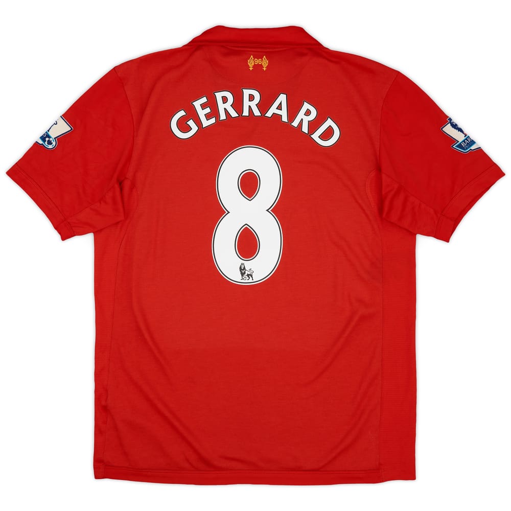 2012-13 Liverpool Home Shirt Gerrard #8 - 6/10 - (L)