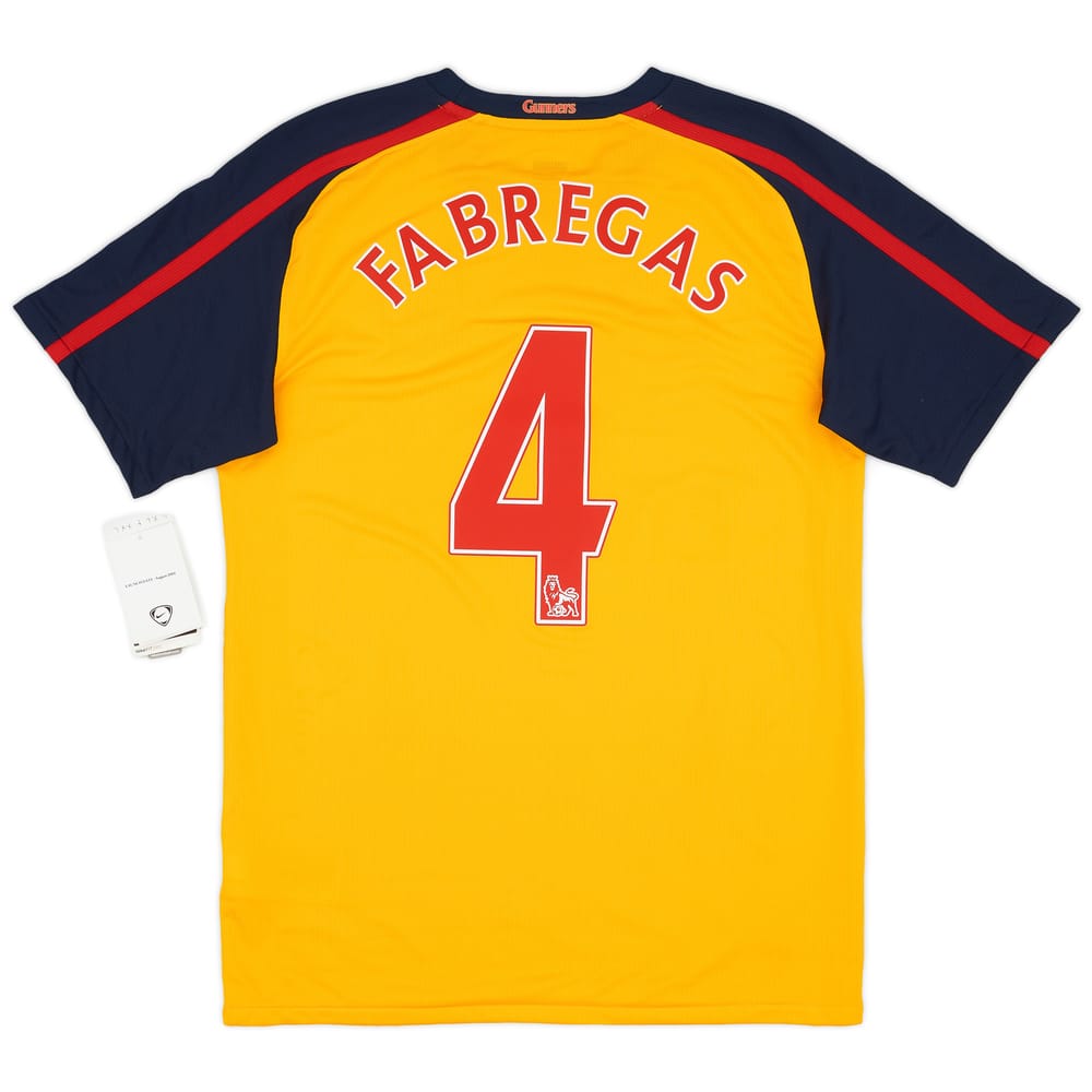 2008-09 Arsenal Away Shirt Fabregas #4 (S)