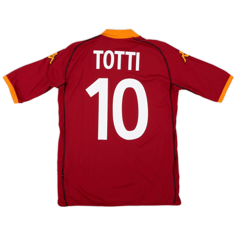 2002-03 Roma Home Shirt Totti #10 - 6/10 - (L)