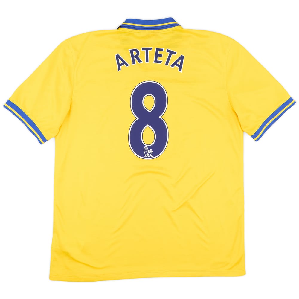 2013-14 Arsenal Away Shirt Arteta #8 - 7/10 - (L)