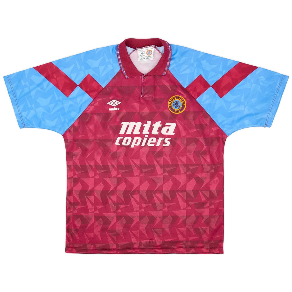 1990-92 Aston Villa Home Shirt - 8/10 - (XL)