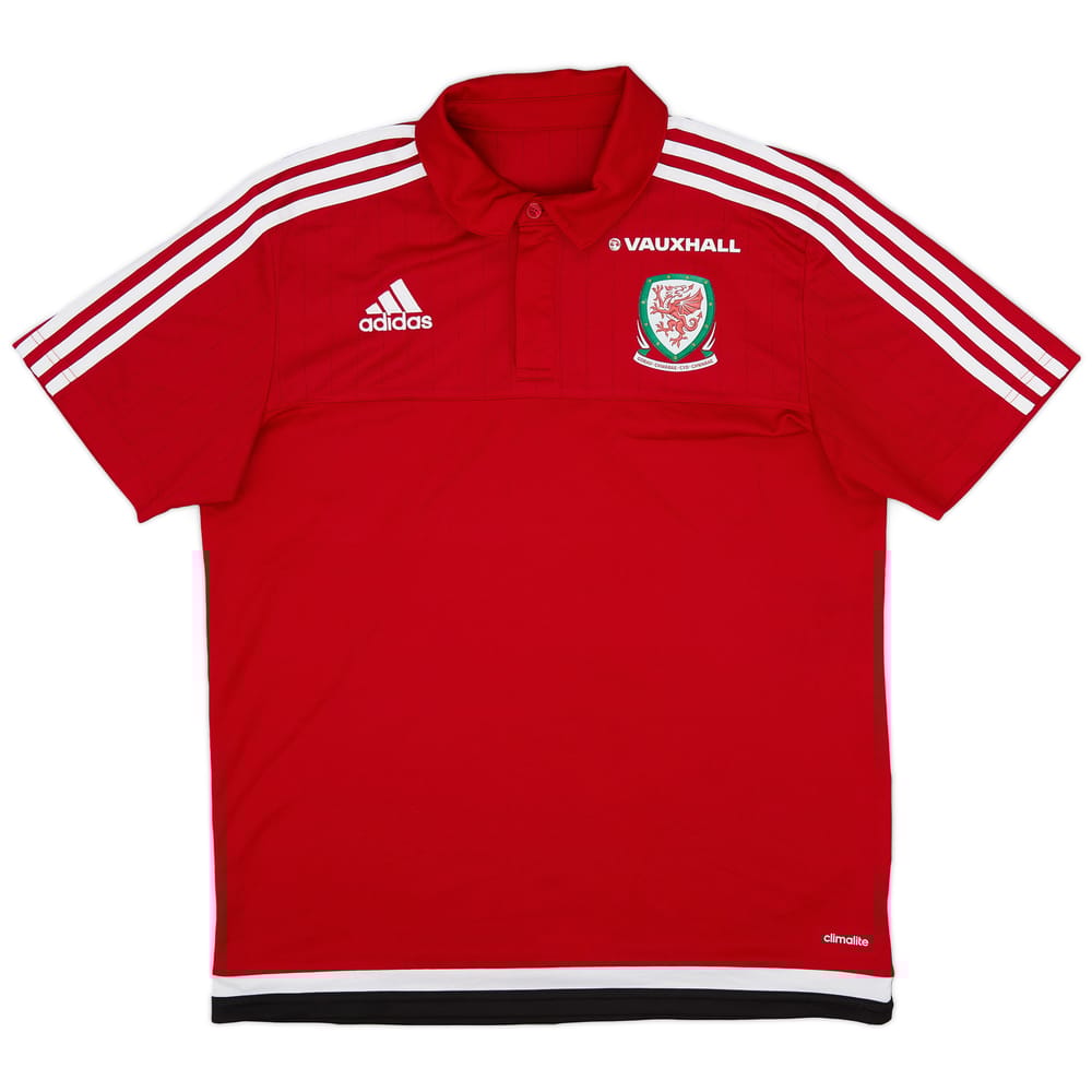 2016-17 Wales adidas Polo Shirt - 9/10 - (M)