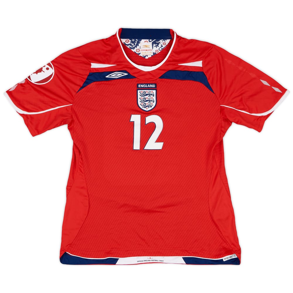 2008 England Women Match Issue UEFA U-19 Championship Away Shirt #12