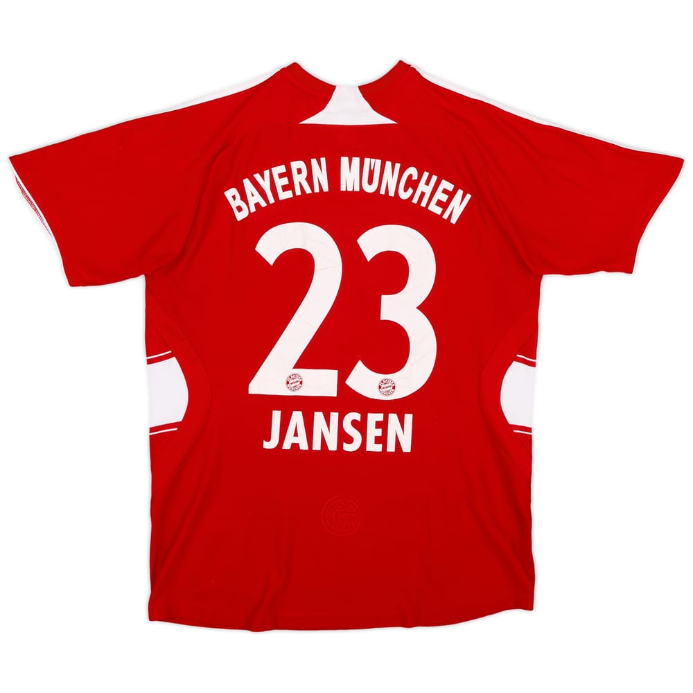 2007-08 Bayern Munich Home Shirt Jansen #23 - 5/10 - (XL.Boys)