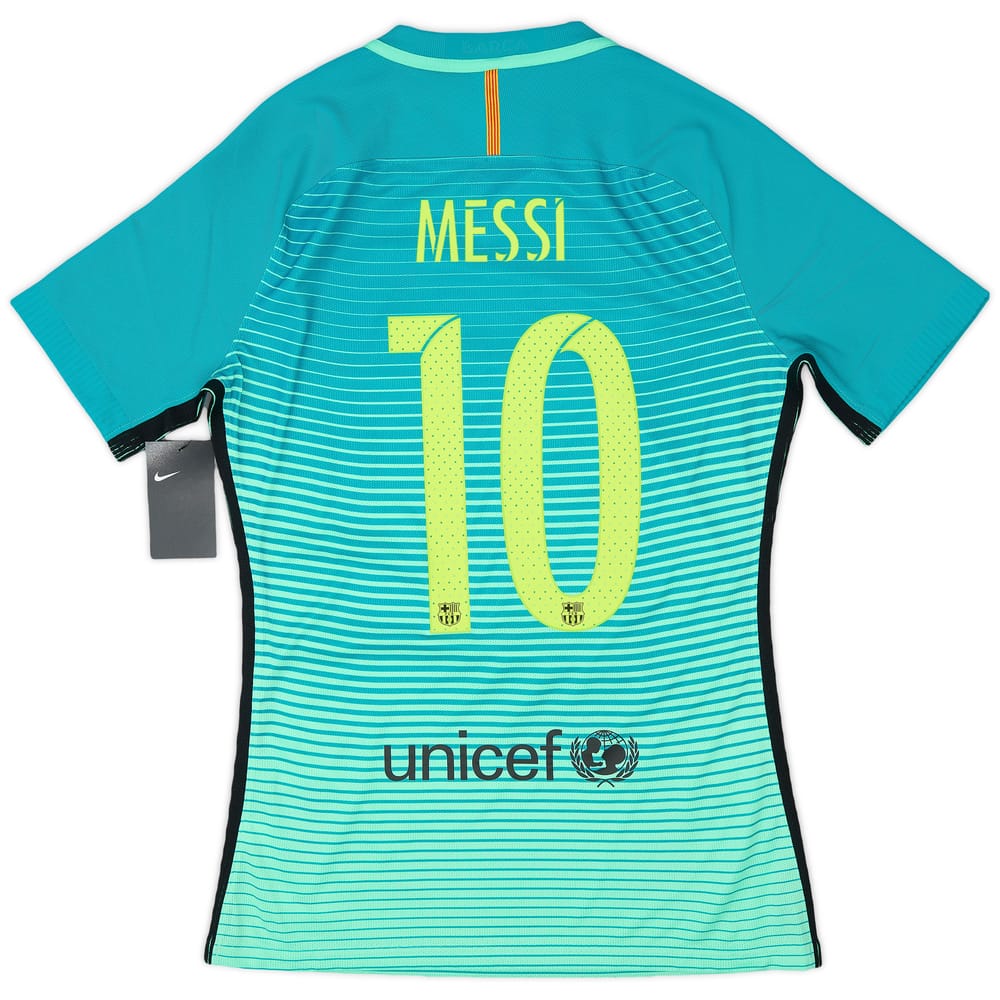 2016-17 Barcelona Authentic Third Shirt Messi #10 (M)