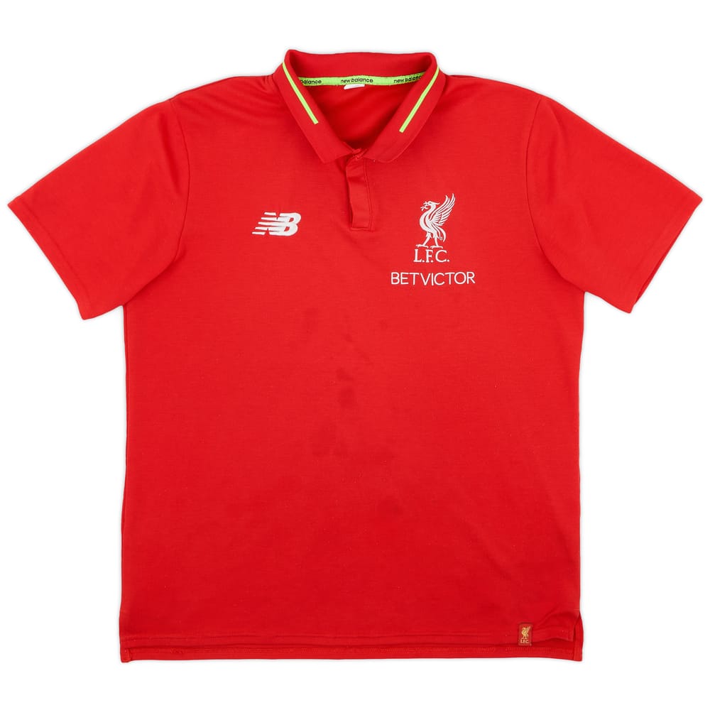 2016-17 Liverpool New Balance Polo Shirt - 6/10 - (M)