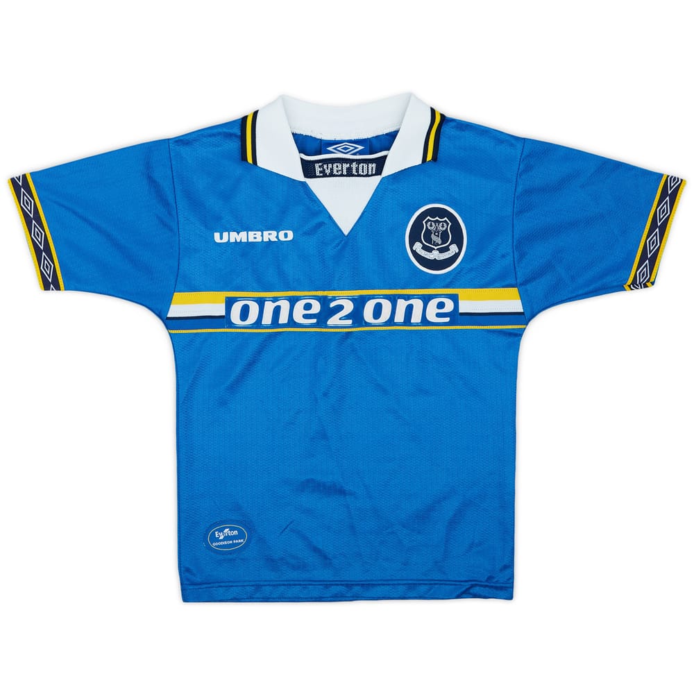 1997-99 Everton Home Shirt - 8/10 - (6-7 Years)