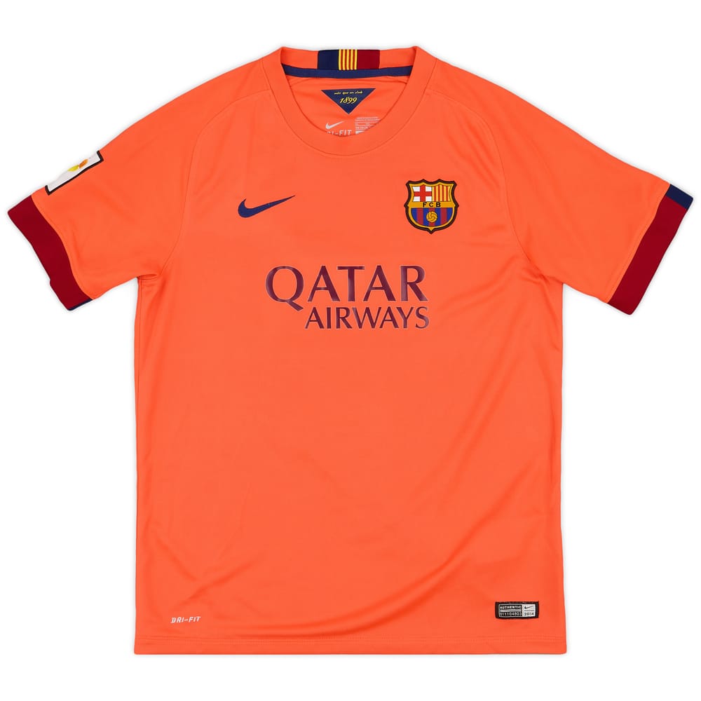 2014-15 Barcelona Away Shirt - 7/10 - (XL.Boys)