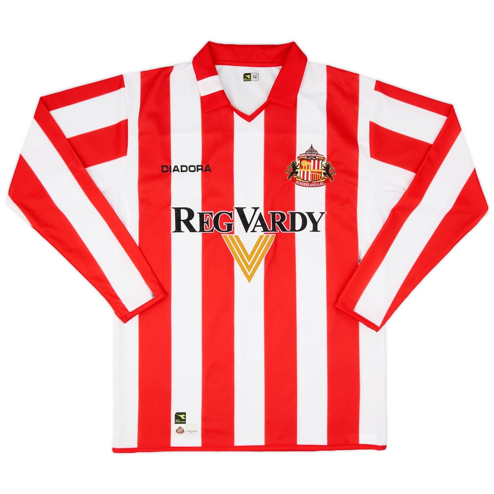 2004-05 Sunderland Home L/S Shirt - 7/10 - (M)
