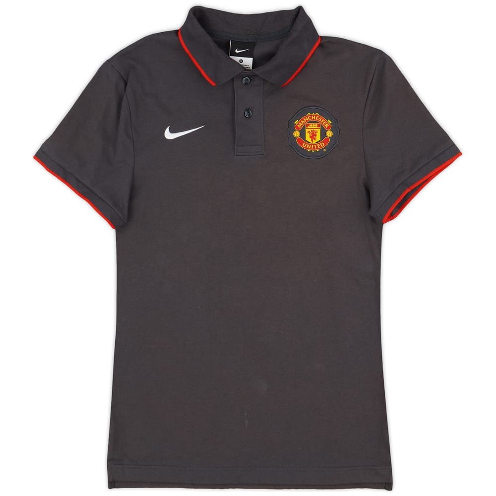 2010-11 Manchester United Nike Polo Shirt - 7/10 - (S)