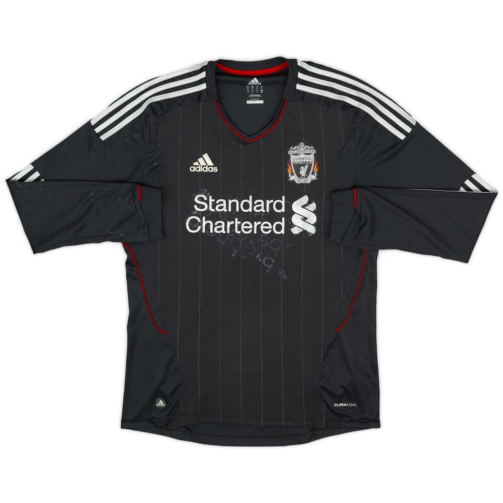 2011-12 Liverpool Away L/S Shirt - 4/10 - (M)