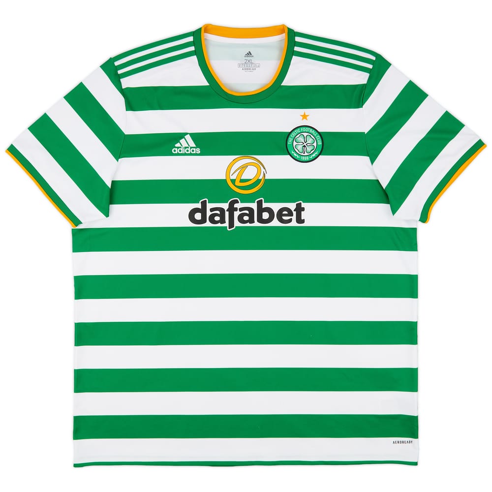 2020-21 Celtic Home Shirt - 8/10 - (XXL)