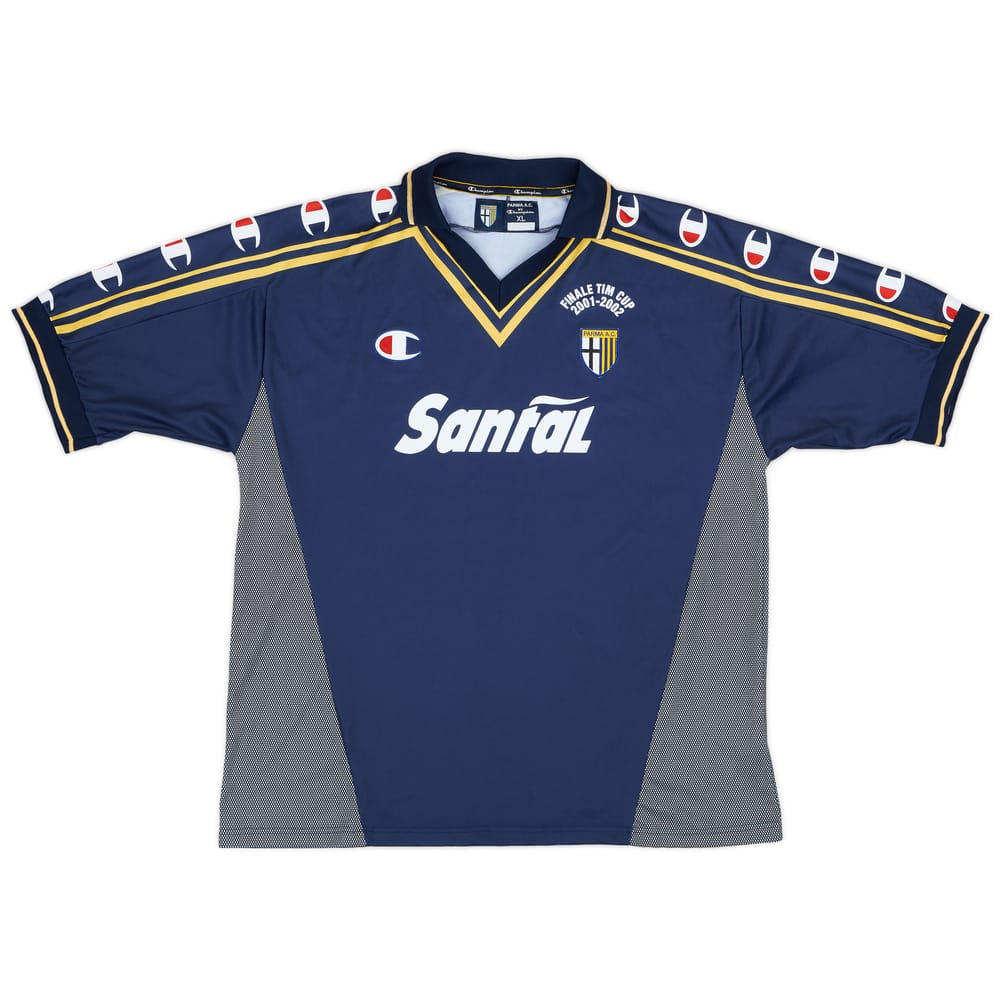 2001-02 Parma 'Signed' 'Finale TIM Cup' Away Shirt - 8/10 - (XL)