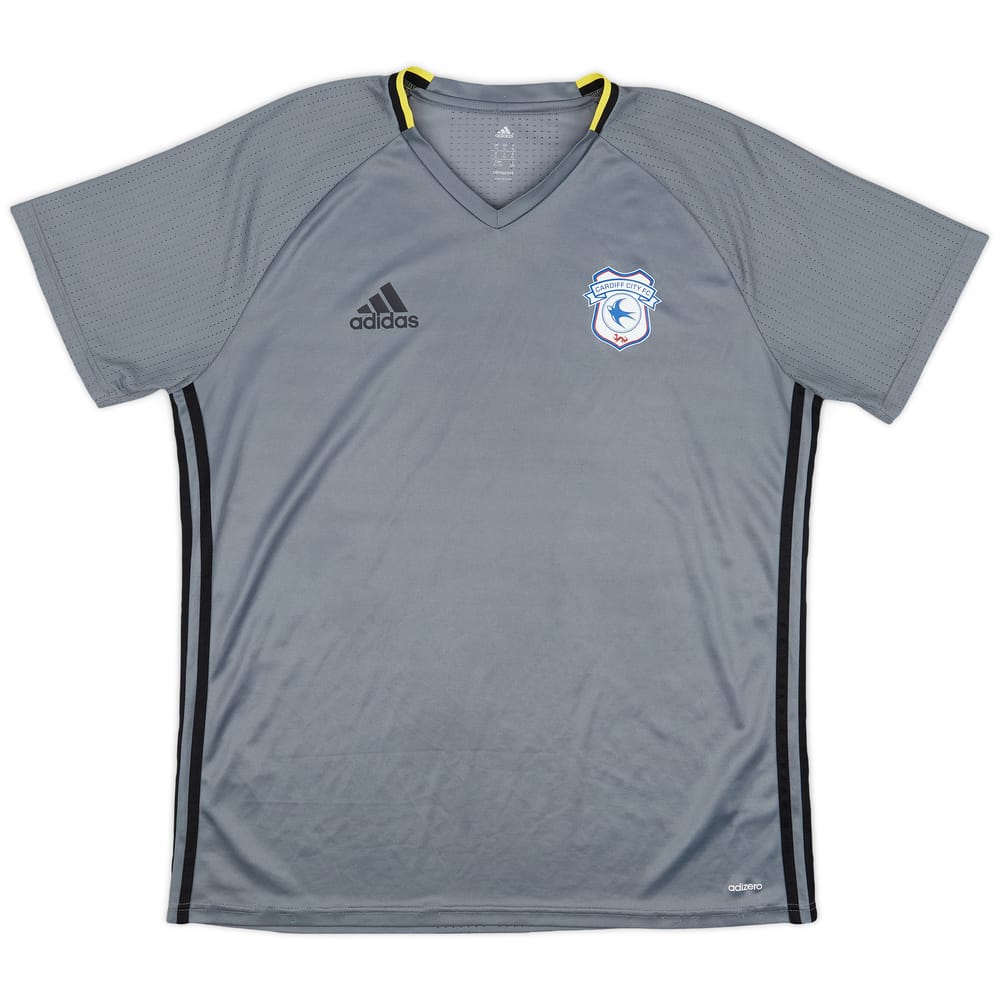 2015-16 Cardiff City adidas Training Shirt - 9/10 - (XL)