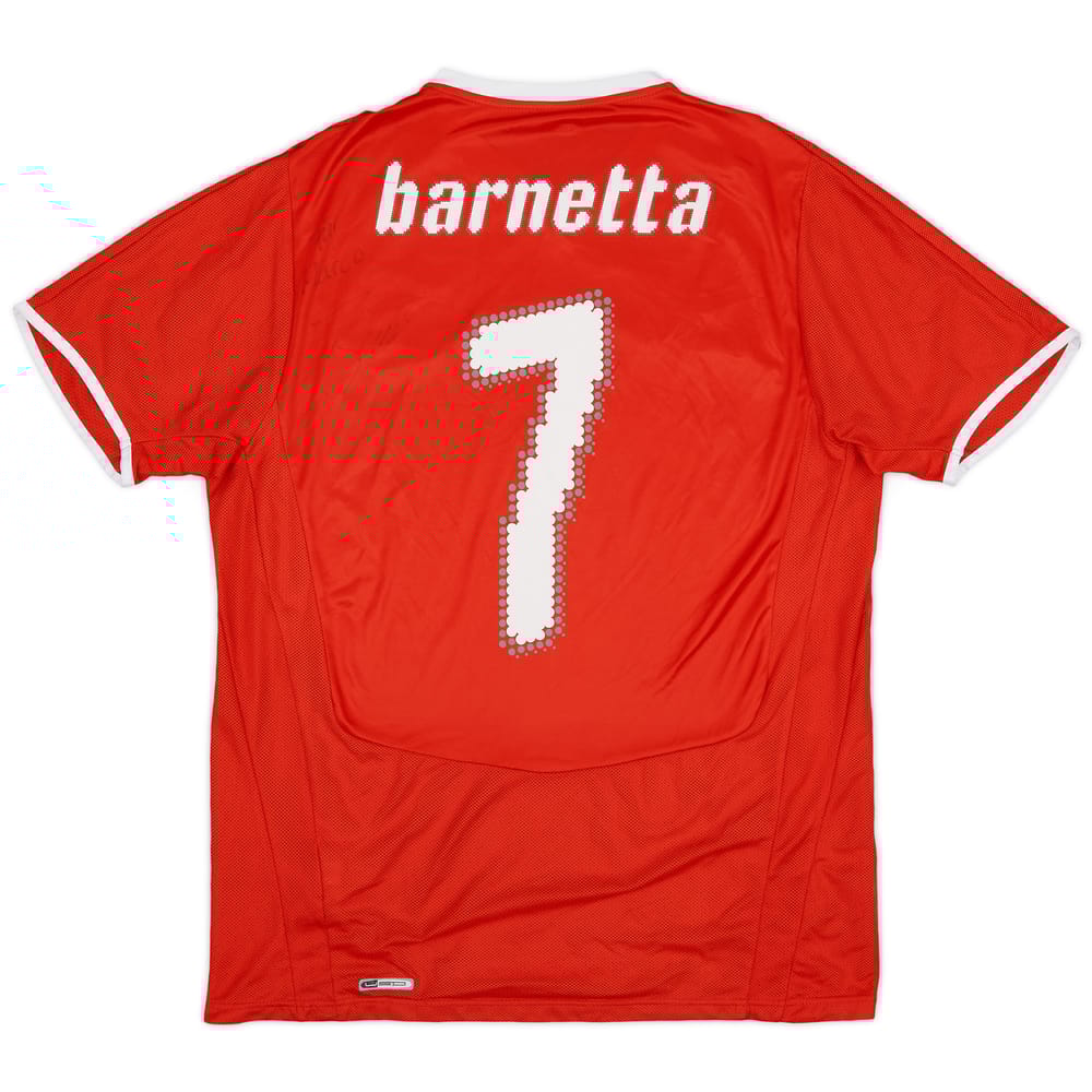 2008-10 Switzerland Signed Home Shirt Barnetta #7 - 8/10 - (L)