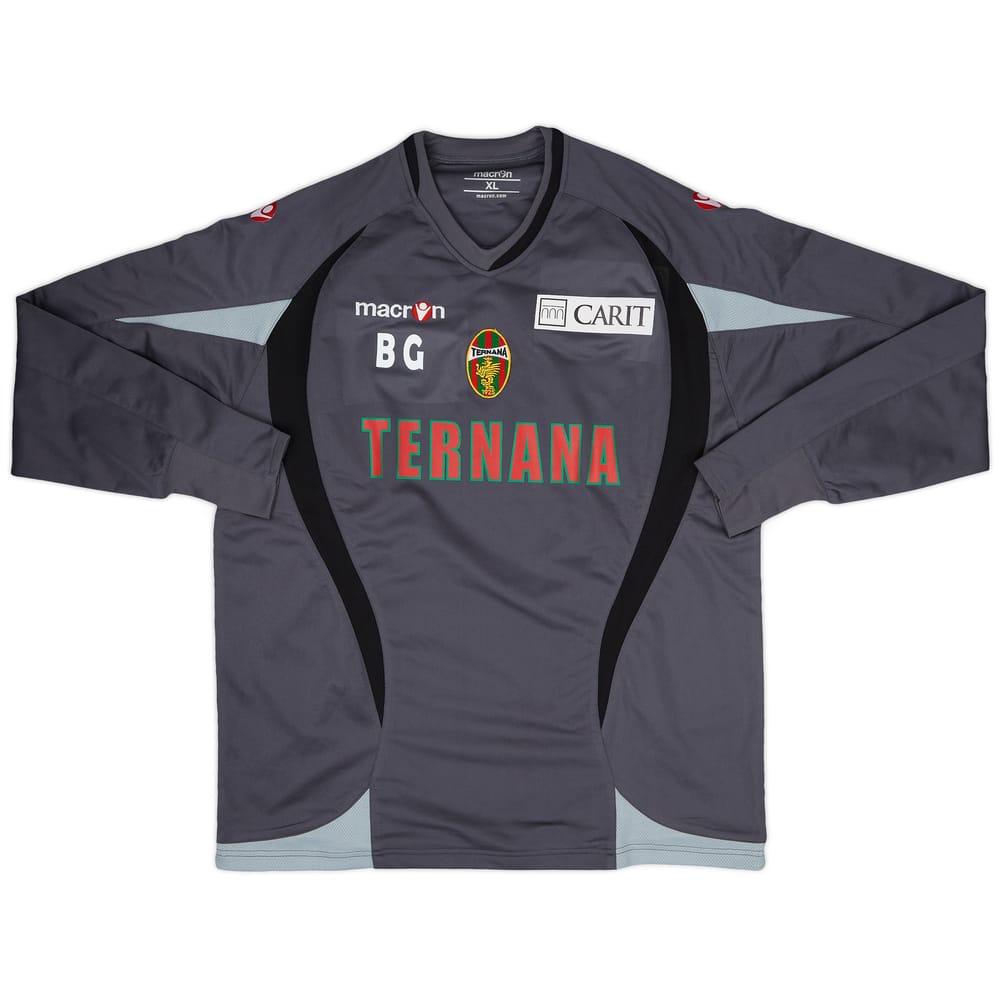 2005-06 Ternana Staff Issue Macron Sweat Top BG - 8/10 - (XL)