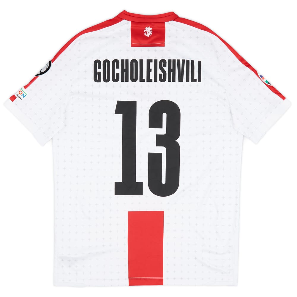2023 Georgia Match Issue Home Shirt Gocholeishvili #13