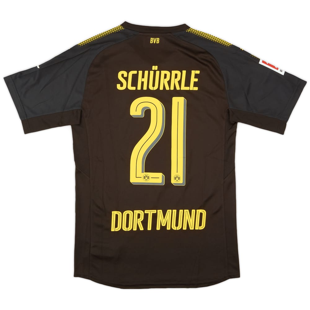 2017-18 Borussia Dortmund Away Authentic Shirt Schurrle #21 - 10/10 - (M)