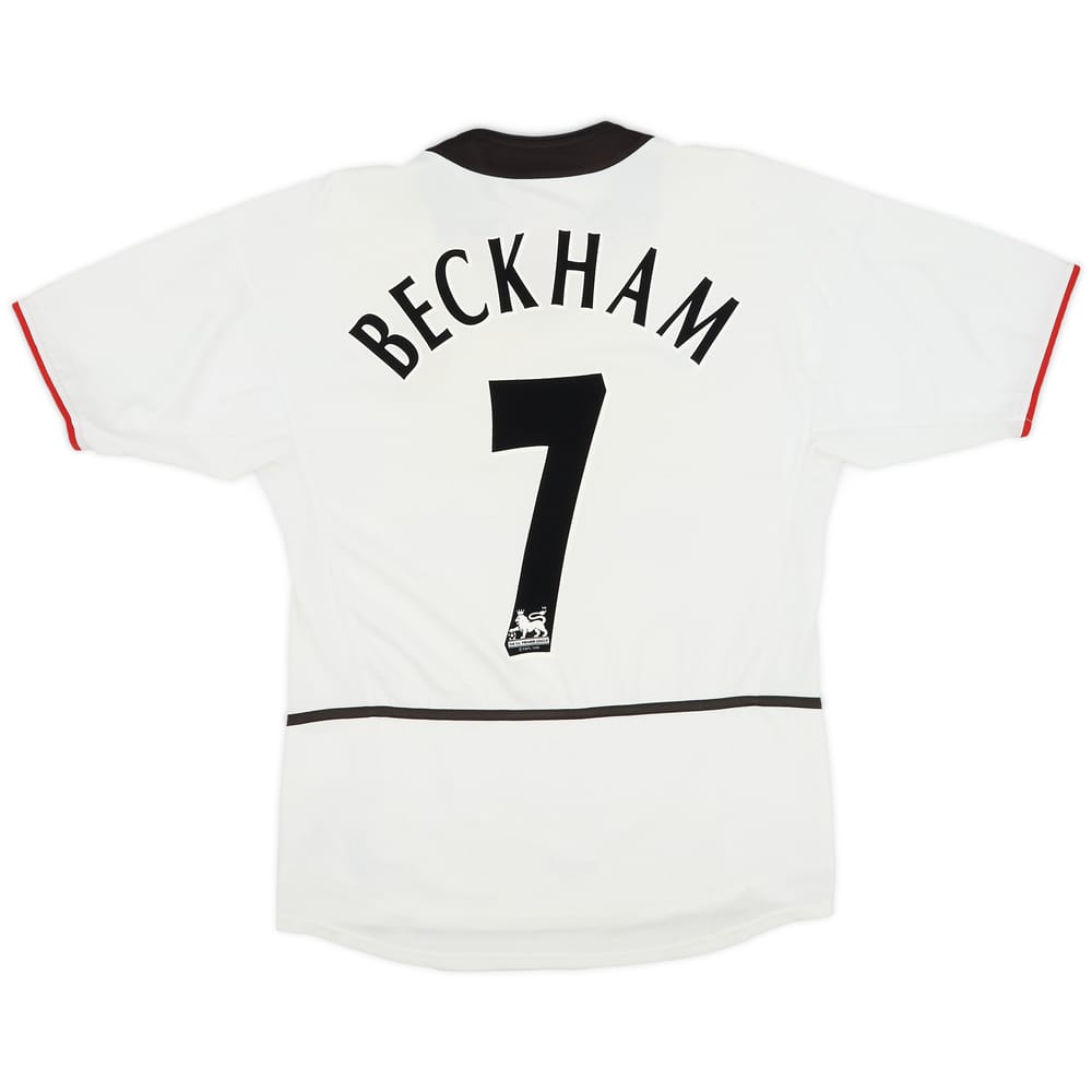 2002-03 Manchester United Away Shirt Beckham #7 - 6/10 - (M)