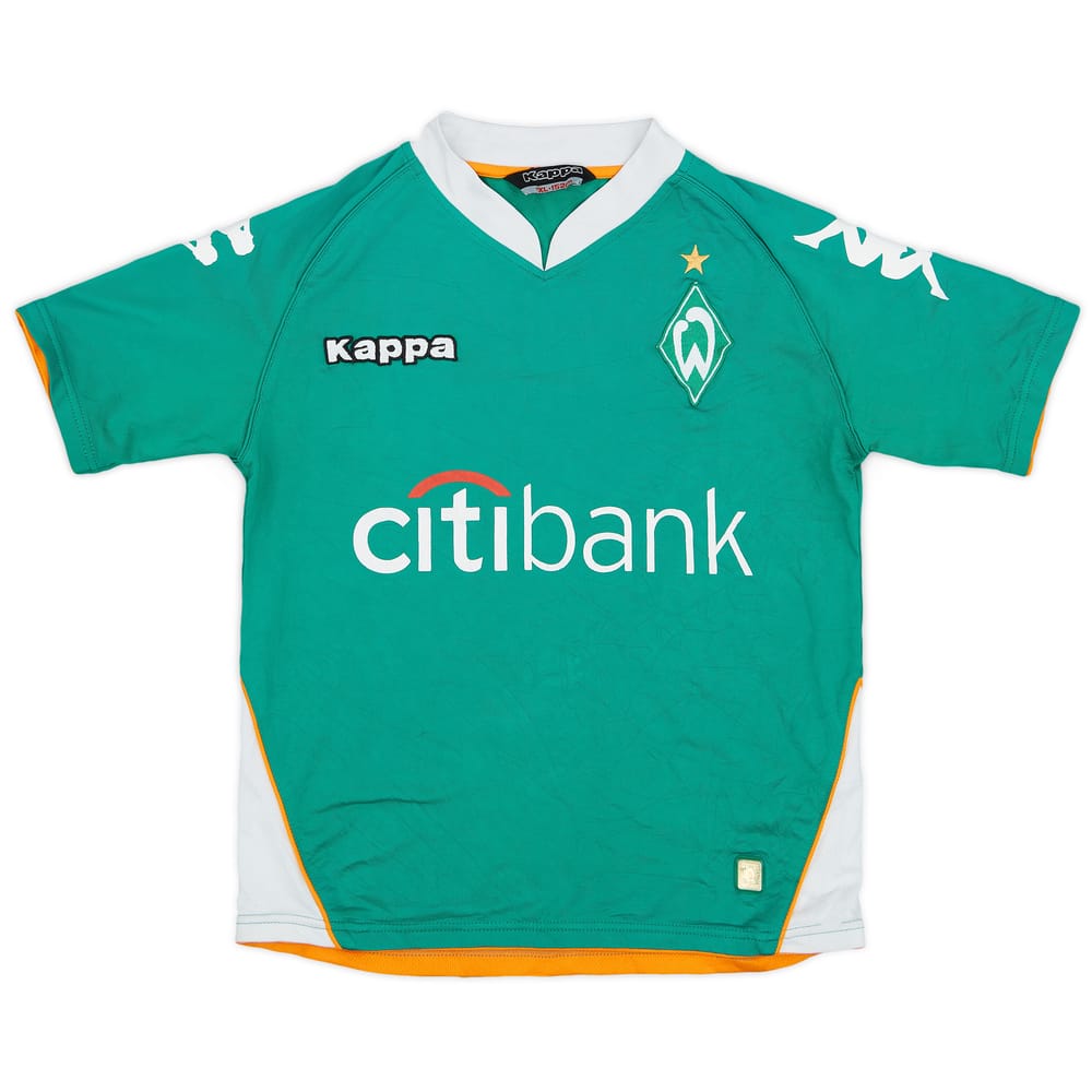 2007-08 Werder Bremen Home Shirt - 6/10 - (XL.Boys)