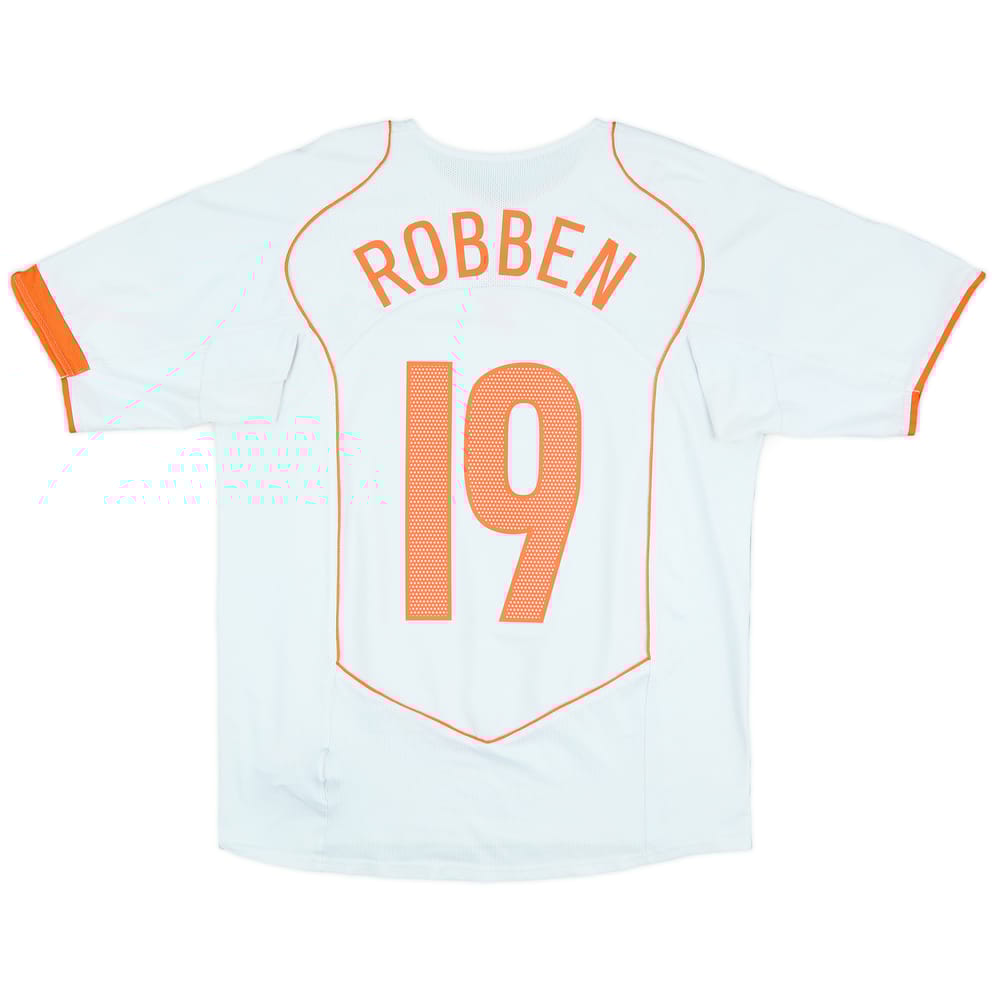 2004-06 Netherlands Away Shirt Robben #19 - 6/10 - (L)