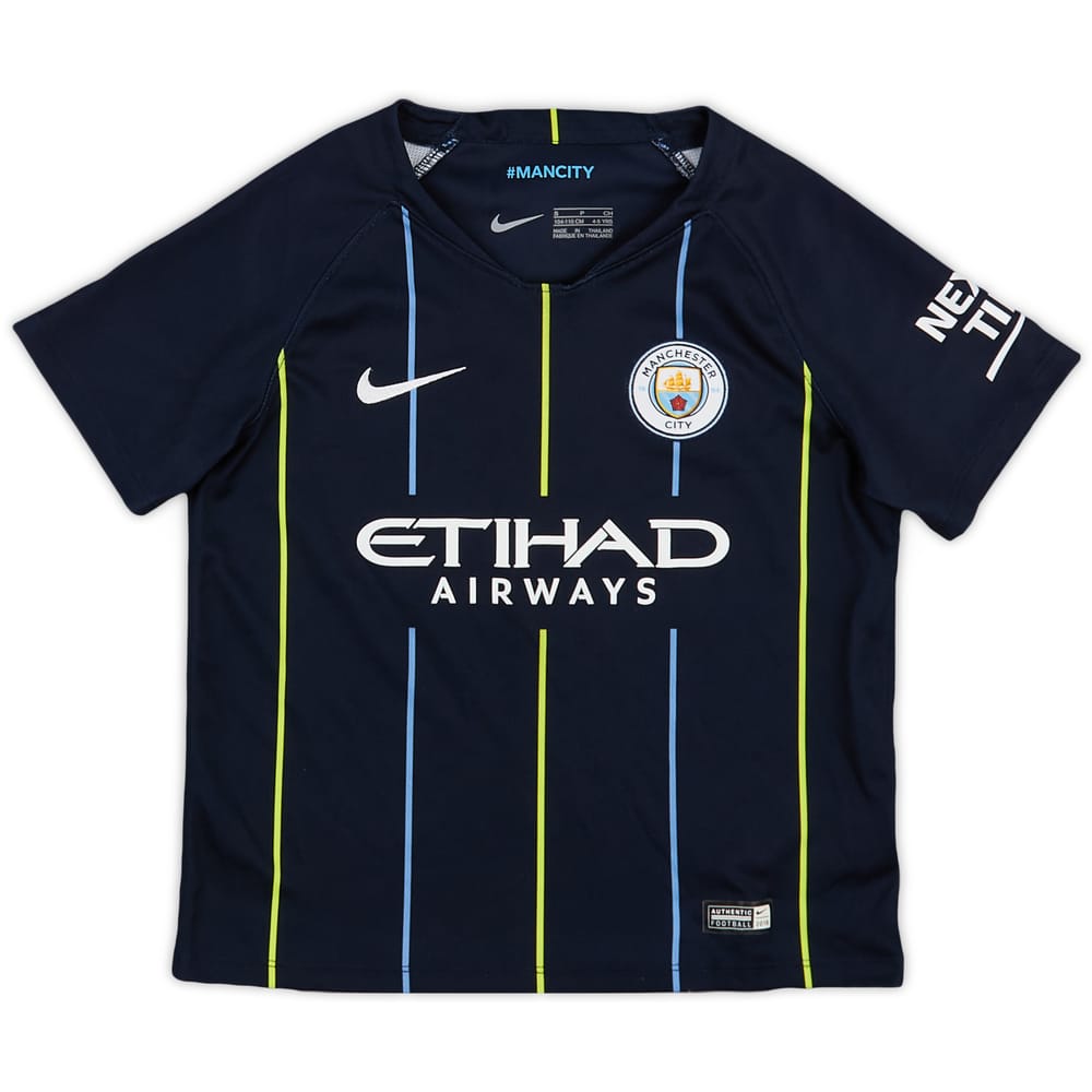 2018-19 Manchester City Away Shirt - 9/10 - (4-5 Years)