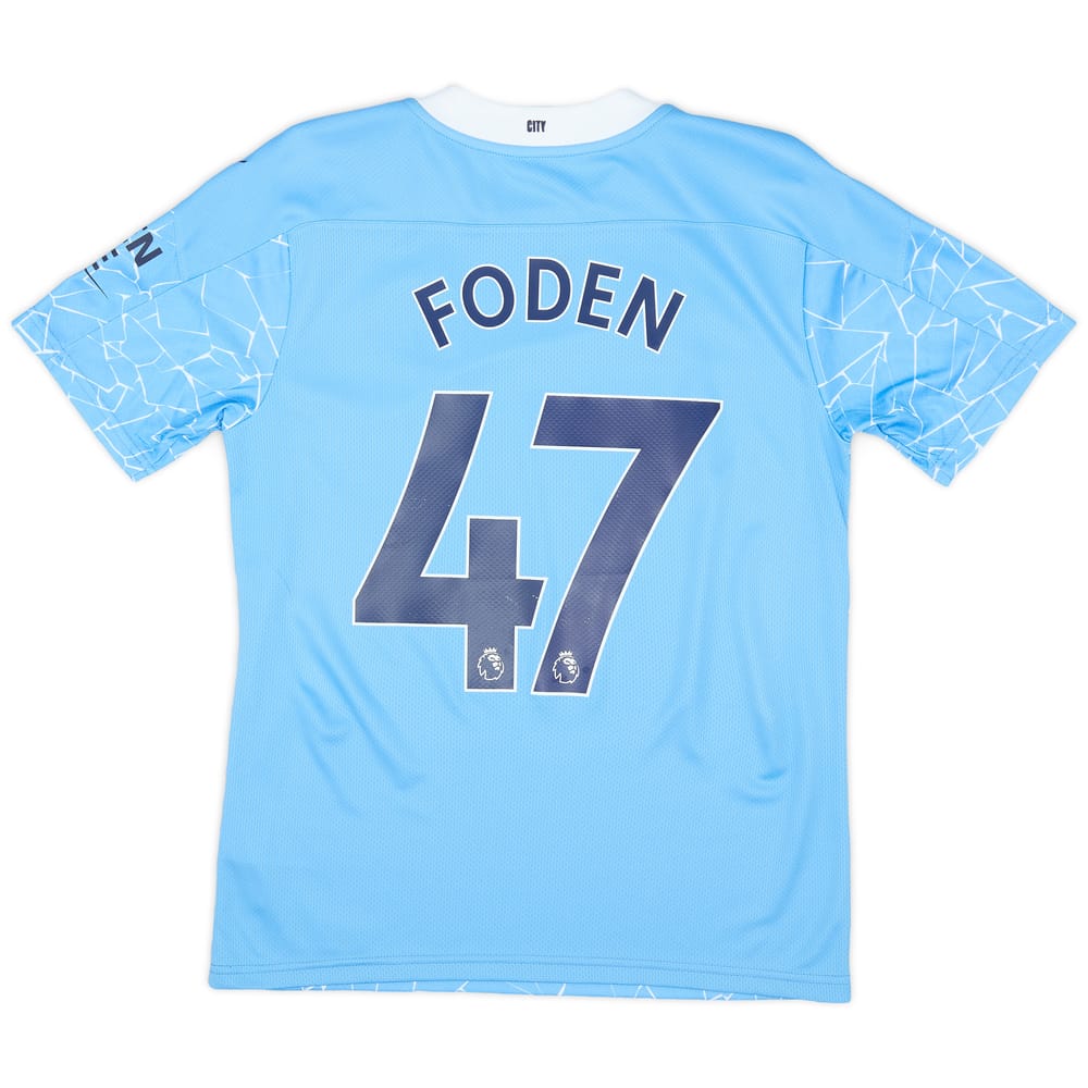 2020-21 Manchester City Home Shirt Foden #47 (S)