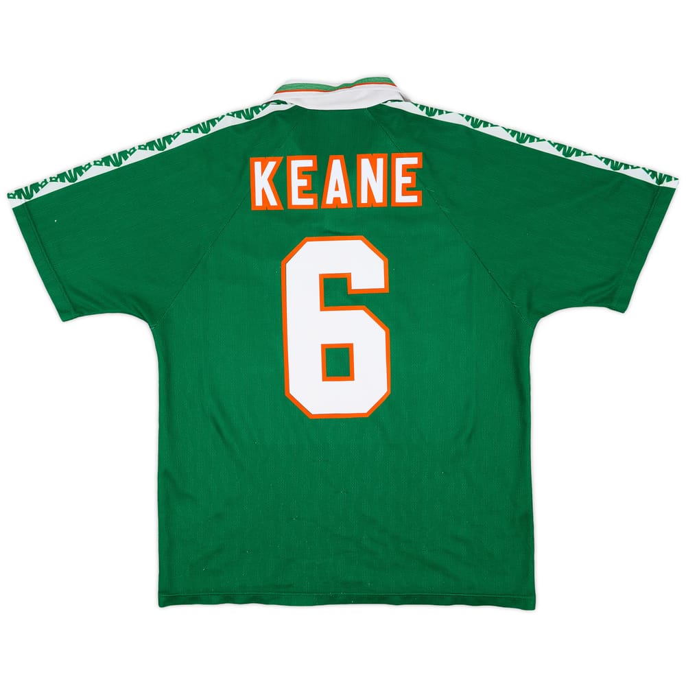 1996-98 Ireland Home Shirt Keane #6 - 9/10 - (L)