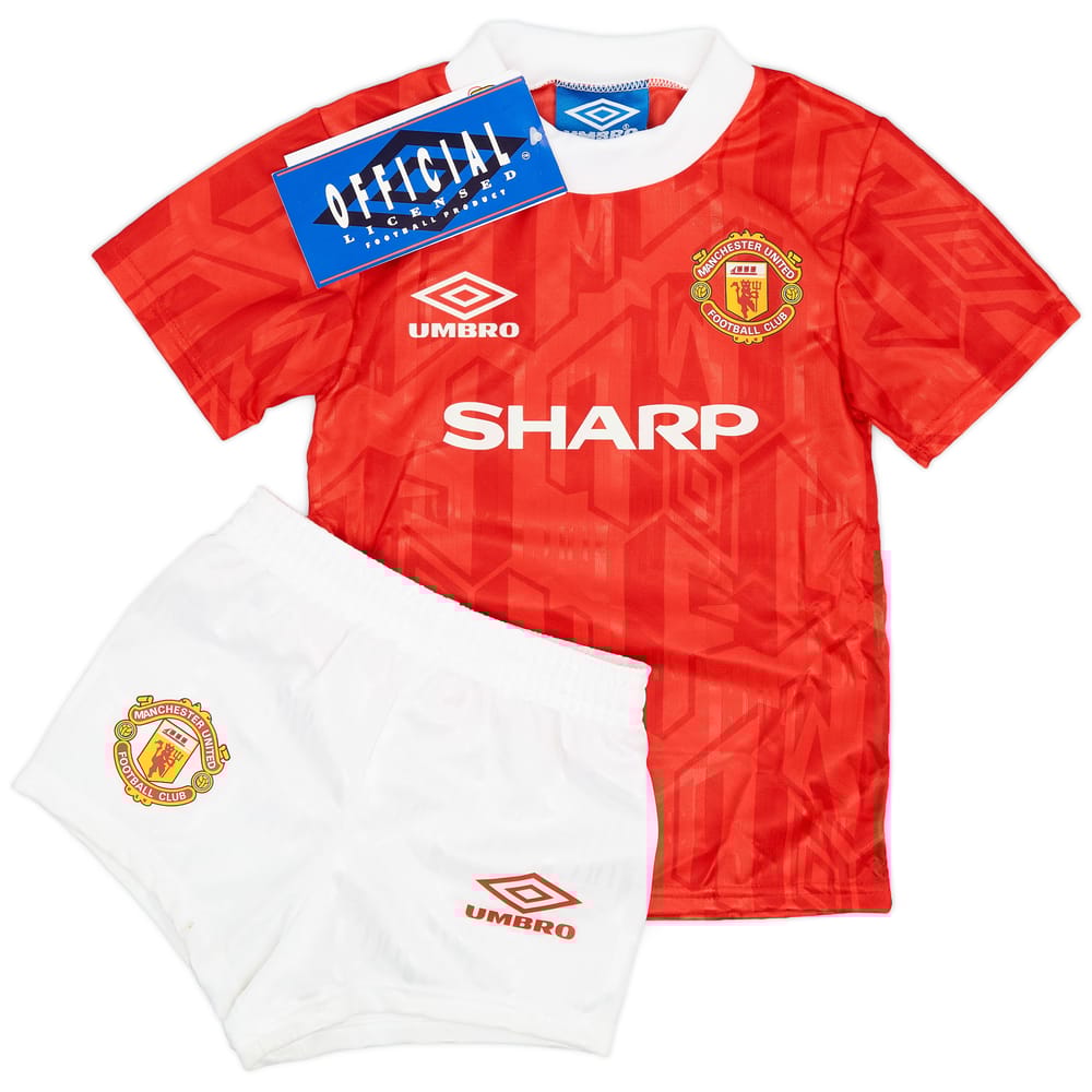 1992-94 Manchester United Home Shirt &amp; Shorts Kit (3-4 Years)