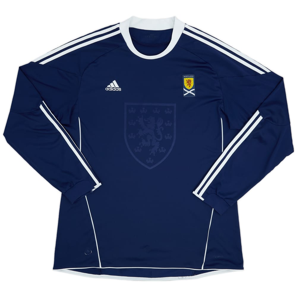2010-11 Scotland Home L/S Shirt - 7/10 - (XL)
