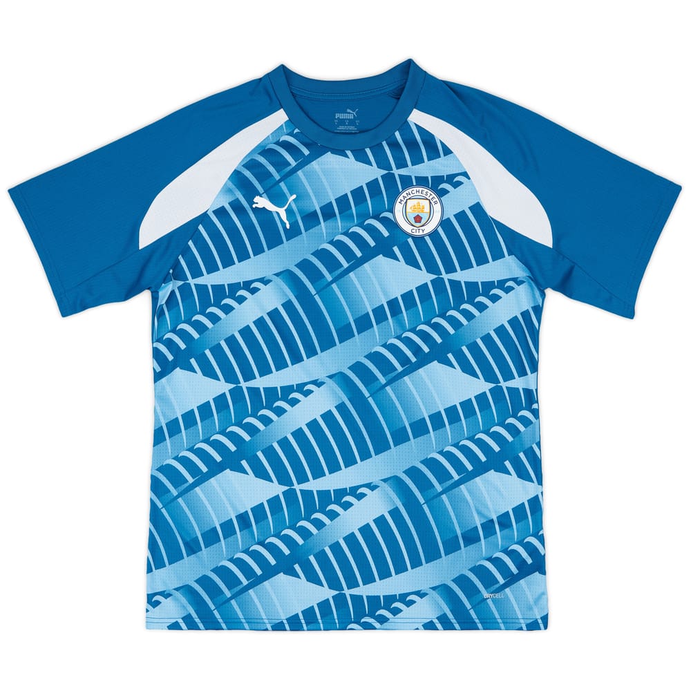 2023-24 Manchester City Puma Pre-Match Shirt - 9/10