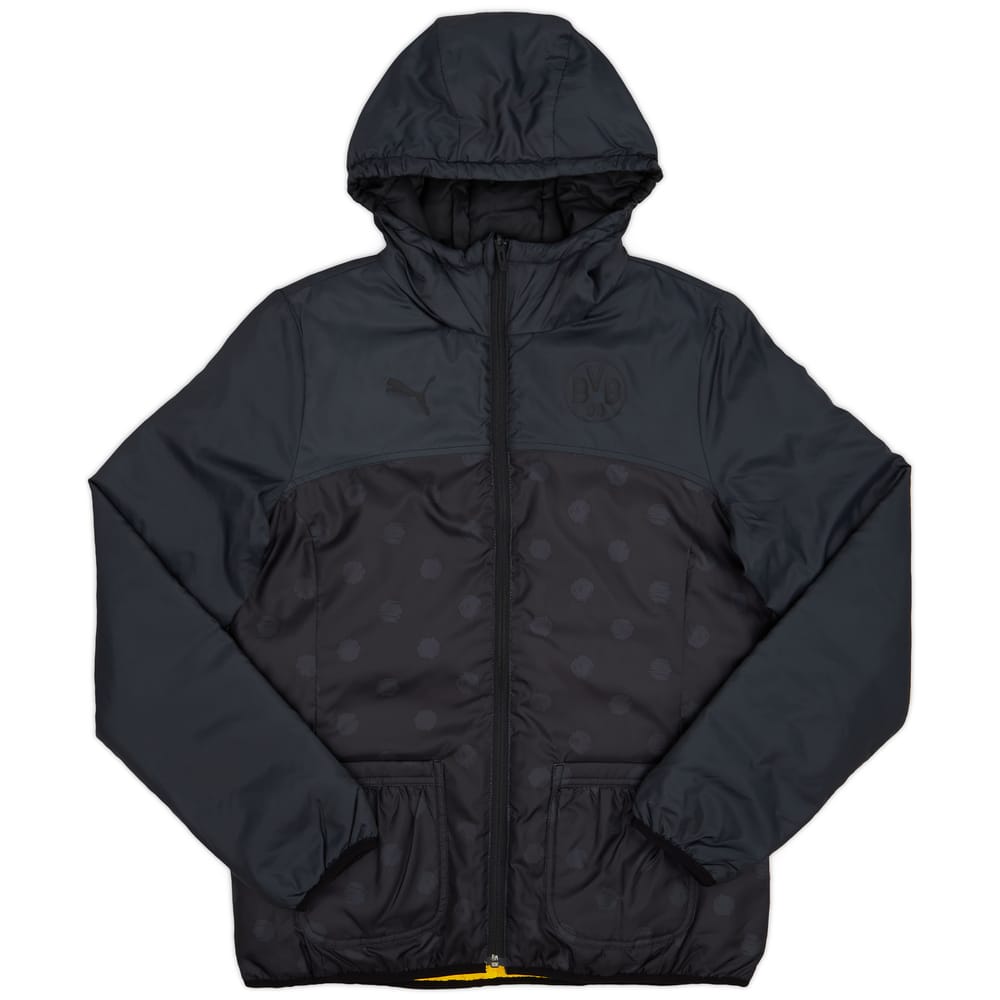 2015-16 Borussia Dortmund Puma Reversible Winter Jacket - 9/10 - (Women's)