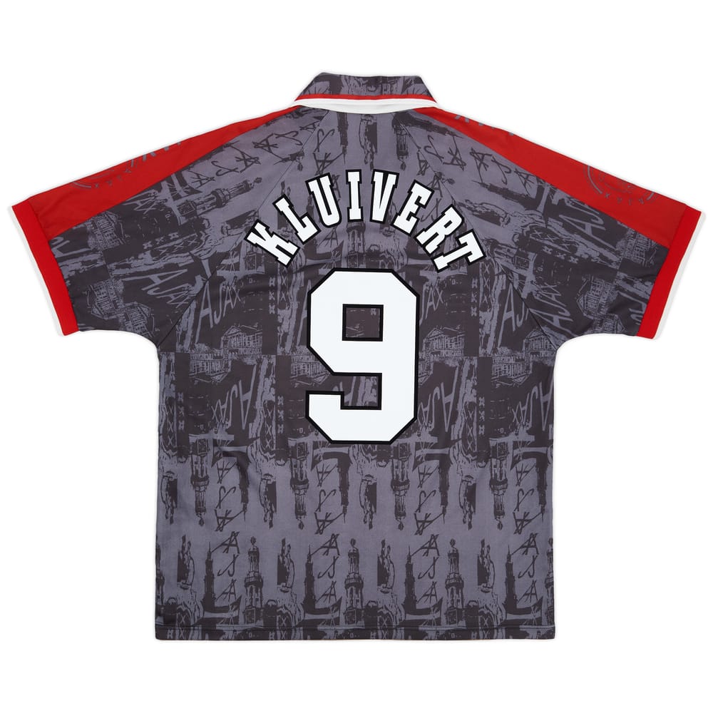 1996-97 Ajax Away Shirt Kluivert #9 - 9/10 - (L)