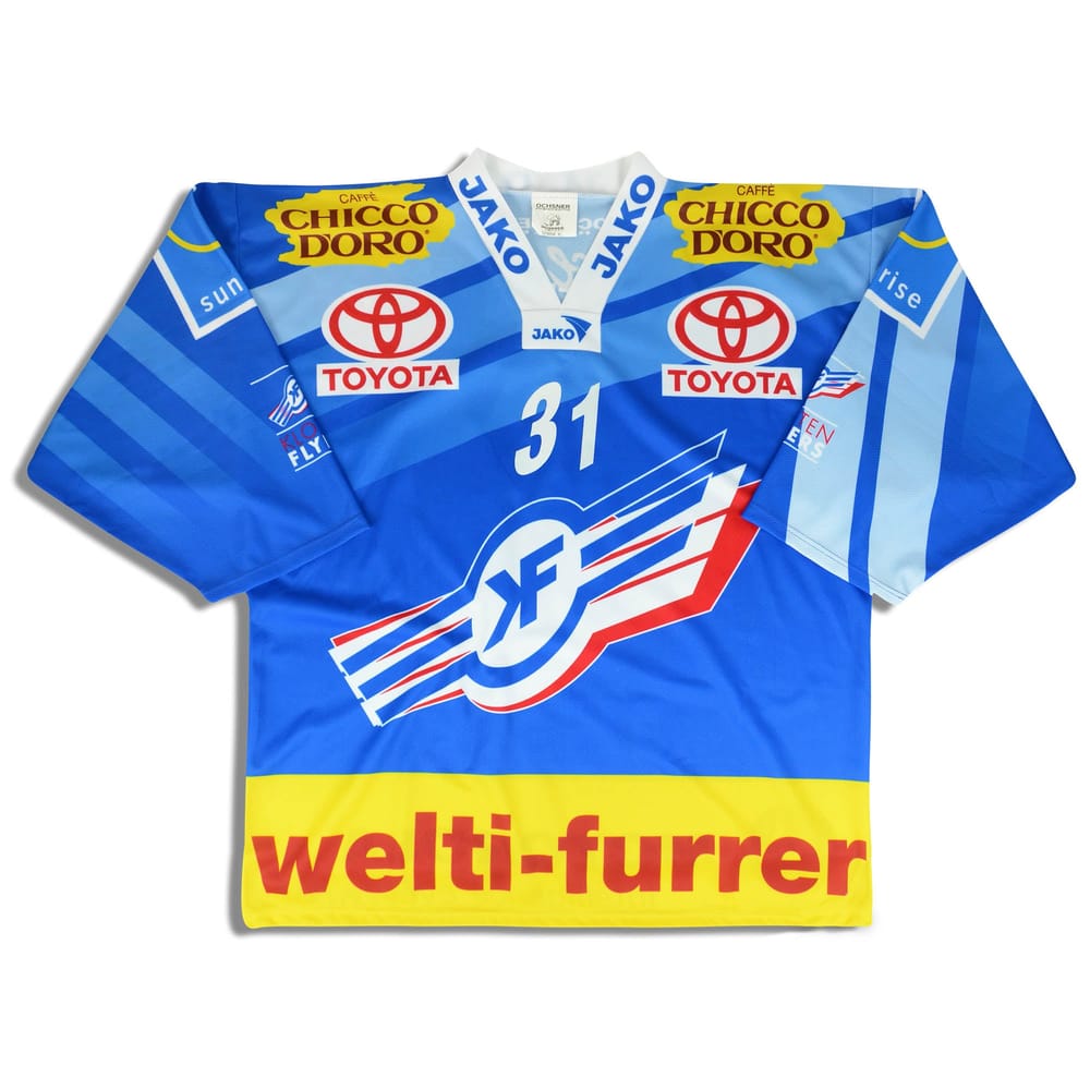 2004-05 Kloten Flyers Rieder #31 Ochsner Jersey (Home) XL