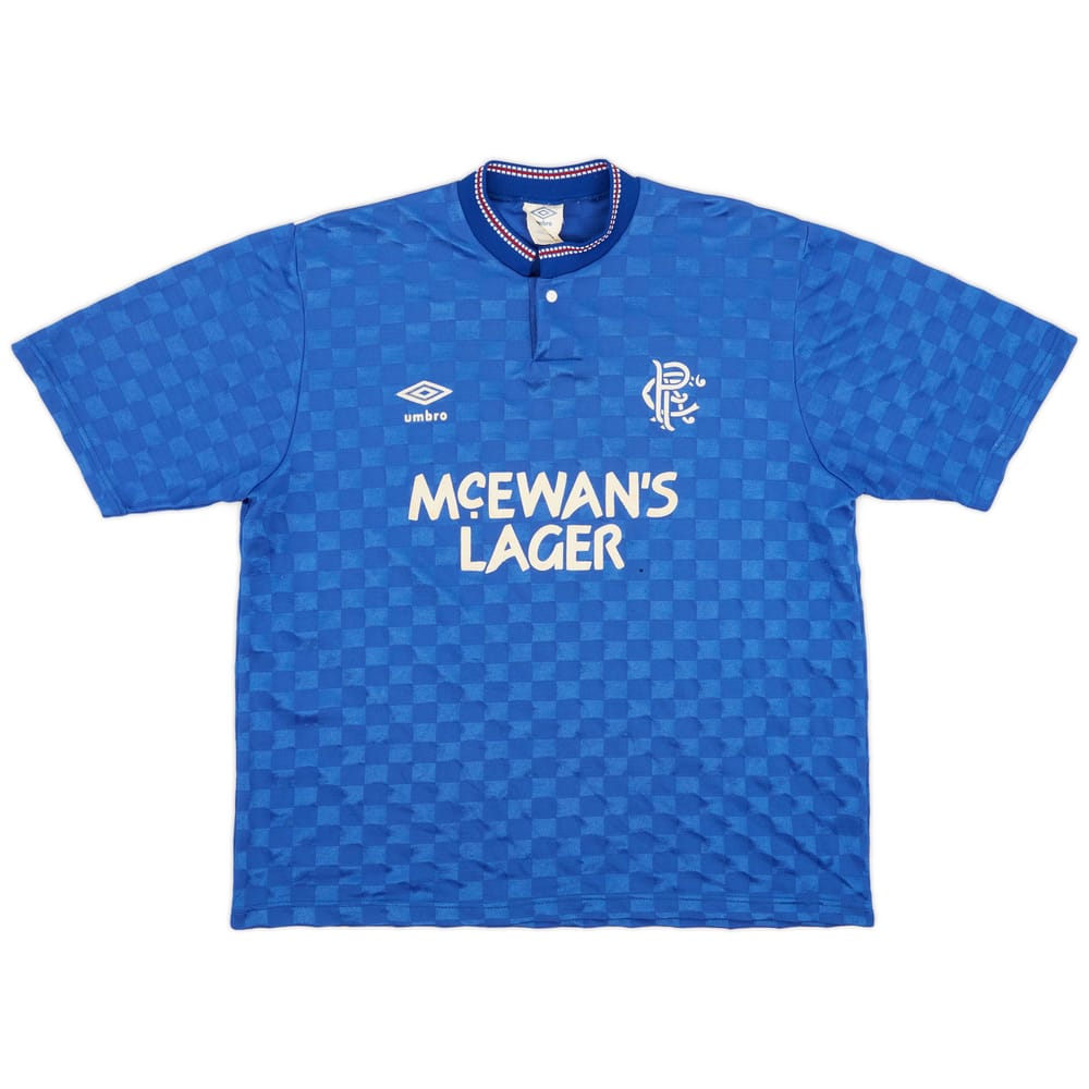 1987-90 Rangers Home Shirt - 6/10 - (L)