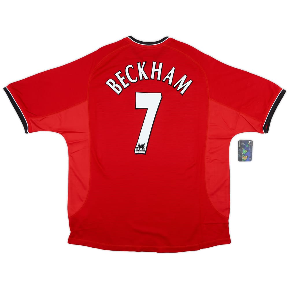 2000-02 Manchester United Home Shirt Beckham #7 (XXL)