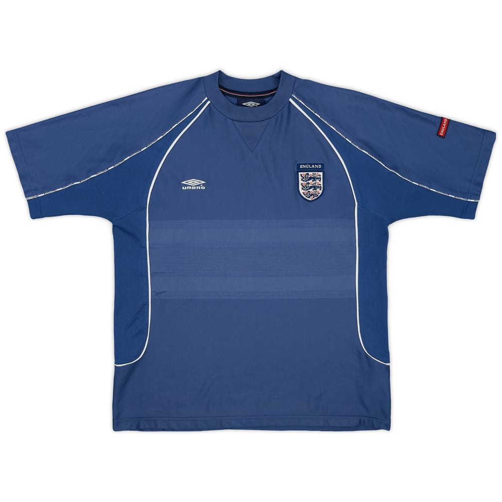 2002-04 England Umbro Training Shirt - 8/10- (M)