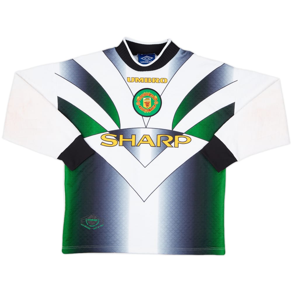 1996-97 Manchester United GK Shirt - 6/10 - (XL.Boys)