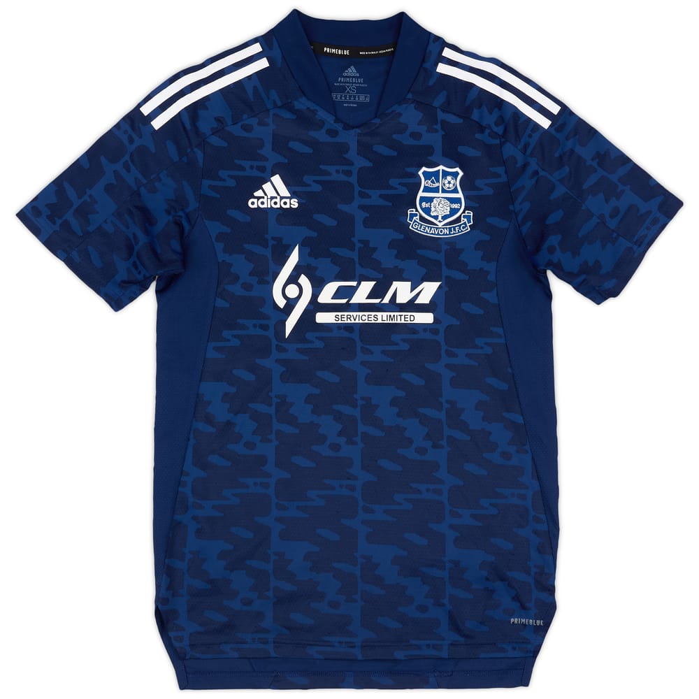 2021 Glenavon Home Shirt #12 - 8/10 - (XS)