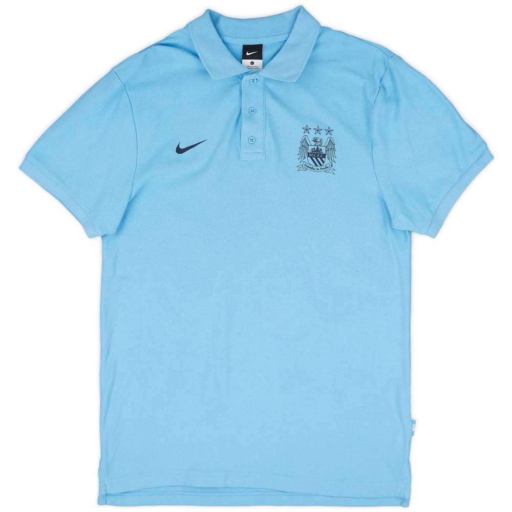 2013-14 Manchester City Nike Polo Shirt - 9/10 - (L)