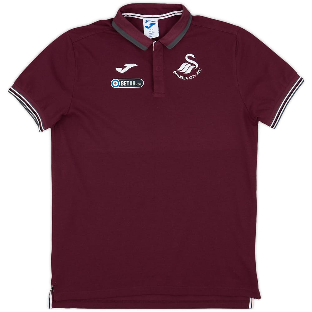 2018-19 Swansea Joma Polo Shirt - 9/10 - (S)