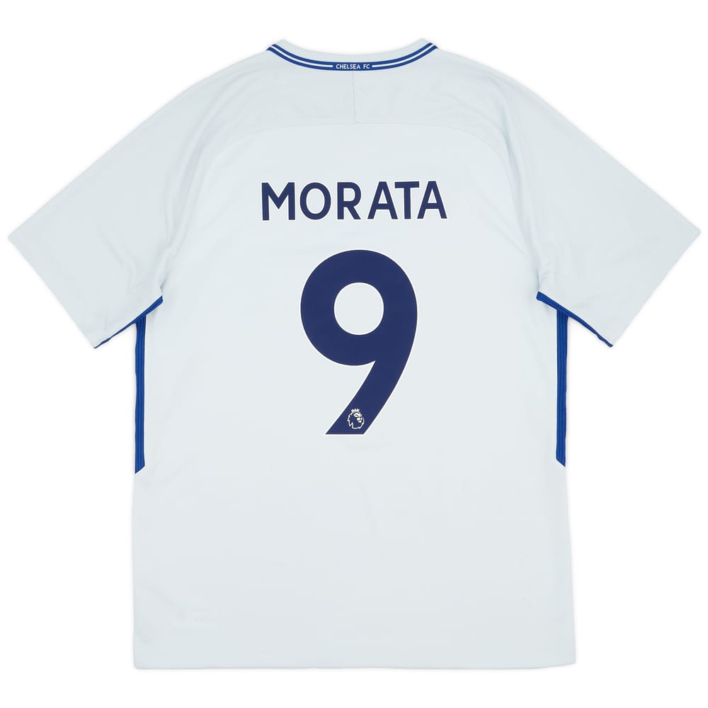 2017-18 Chelsea Away Shirt Morata #9 (L)