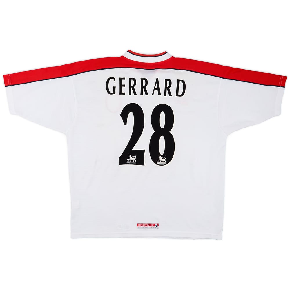1998-99 Liverpool Away Shirt Gerrard #28 - 5/10 - (XL)